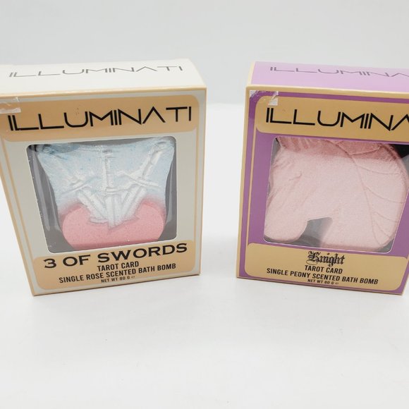 NIB BUNDLE of 2 ILLUMINATI TAROT CARD BATH BOMBS - Picture 2 of 6